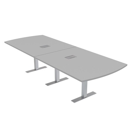 Skutchi Designs 45 in W, 120 in L, 29 in H, Engineered Wood Top, Grey HAR-AREC-46X119-T-ELEC-XD01